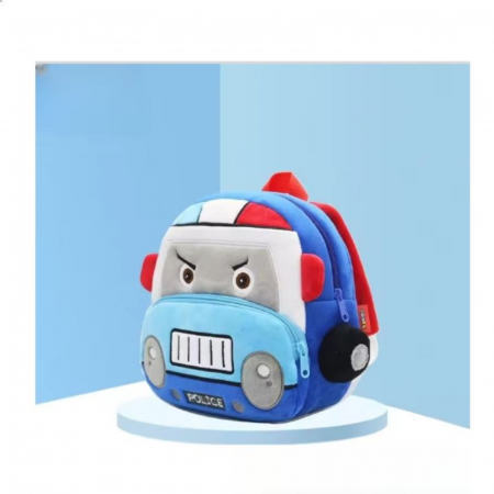 Ghiozdan gradinita / cresa - model masinuta de politie [2]