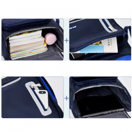 Ghiozdan impermeabil pentru elevi, rucsac de scoala 37x28x15 cm [6]