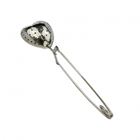 Infuzoare pentru ceai - Infuzor de ceai, infuzor inox, infuzor tip cleste, forma inima