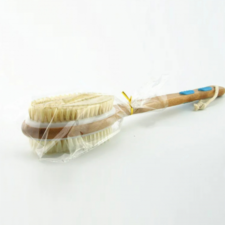 Perie de baie, cu doua capete, maner antialunecare extra lung [2]