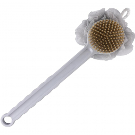 Perie pentru baie 2 in 1, maner lung, 38 cm [1]
