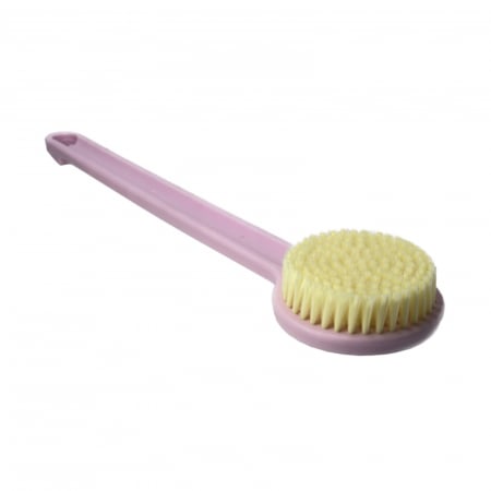 Perie pentru dus, perie exfolianta pentru corp, roz [2]