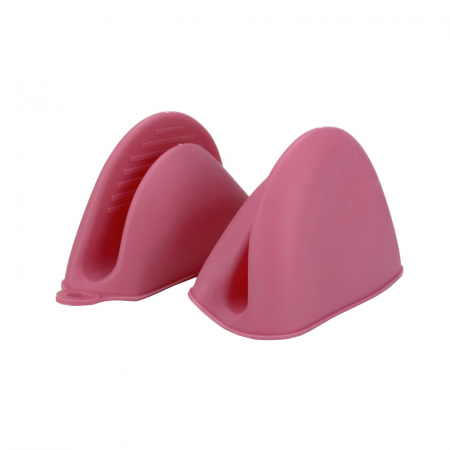Alte accesorii - Set 2 bucati, manusa din silicon, manusi pentru cuptor, manusa bucatarie, roz