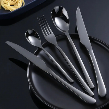 Set 4 tacamuri negre inox [1]