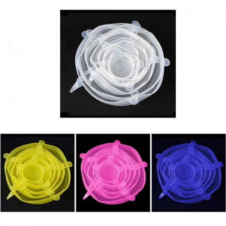 Set 6 capace flexibile din silicon, pentru alimente [1]