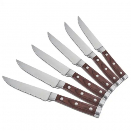 Set cutite din inox si maner PAKKA, 15 piese in set, 13 cutite, 1 foarfeca, 1 masat diamant, 1 suport [2]