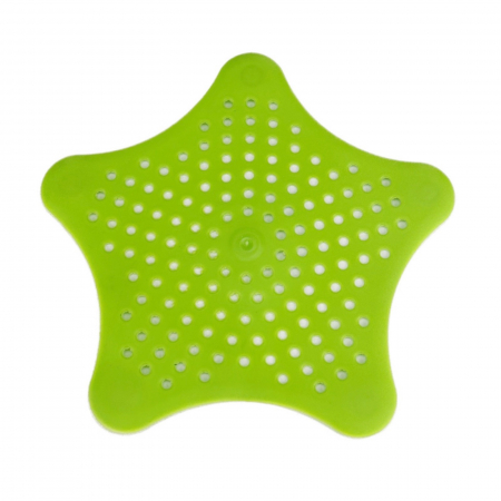 Alte accesorii - Sita din silicon pentru scurgere, sita chiuveta, sita cada baie, verde