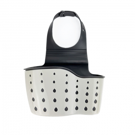 Alte accesorii - Suport burete pentru chiuveta bucatarie, organizator burete pentru vase, alb