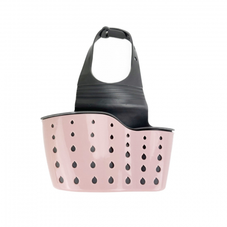 Alte accesorii - Suport burete pentru chiuveta bucatarie, organizator burete pentru vase, roz