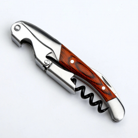 Accesorii bucatarie - Tirbuson din lemn si inox