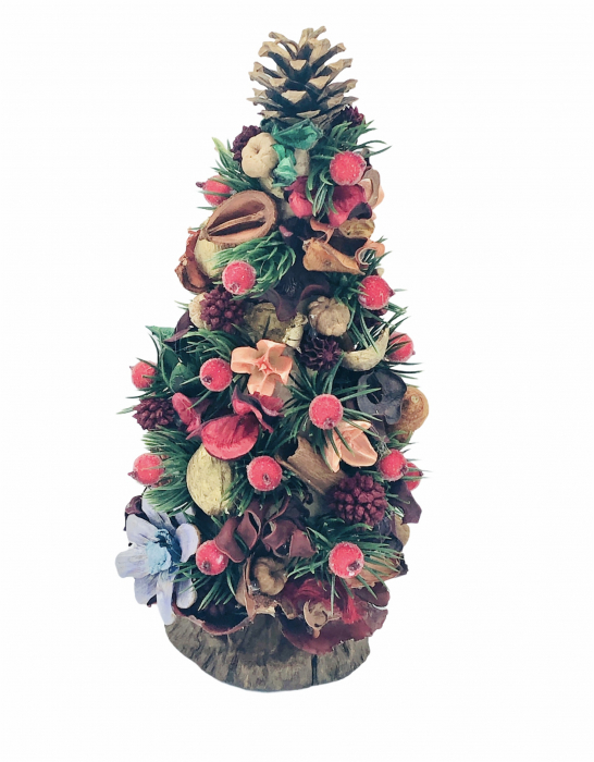 Bradut De Craciun Pentru Masa, Eventissimi,  Potpourri Multicolor [2]