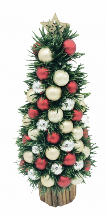 Bradut din Globuri Sticla, Eventissimi, Multicolor [2]