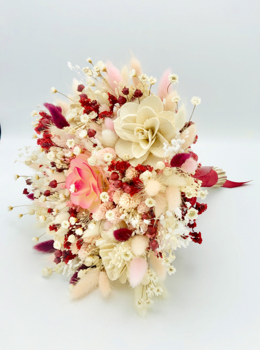 Buchet de flori, Eventissimi, Plante naturale uscate, Multicolor, personalizabil [3]