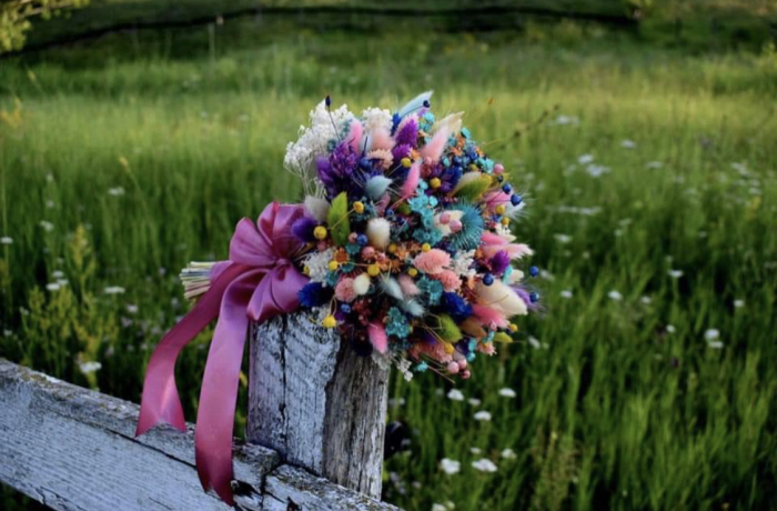 Buchet de Flori Personalizabil Eventissimi - Plante Uscate, Multicolor [3]