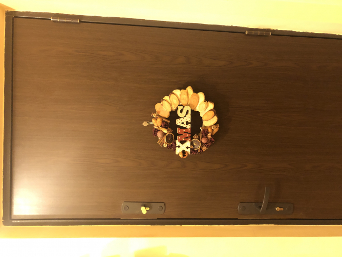 Coronita Craciun Eventissimi, 30 cm, Lemn si Potpourri [2]