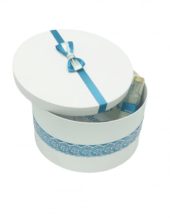 Trusou botez brodat by Eventissimi, Alb si Albastru, 7 piese [2]