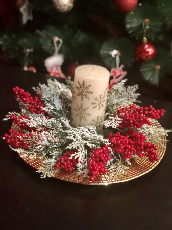 Aranjament Craciun cu Lumanare,Eventissimi [3]