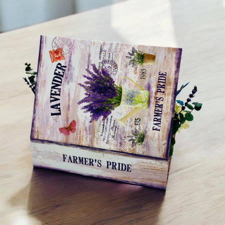 Aranjament floral personalizabil mare, cu licheni, trandafiri si plante naturale criogenate si stabilizate in carte (Multicolor) [1]