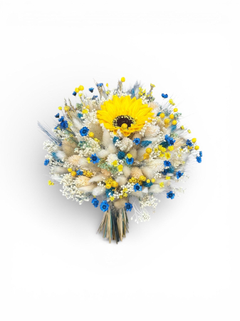 Magazin - Buchet cu floarea soarelui , personalizabil, ideal pentru nuntă traditionala sau cadou