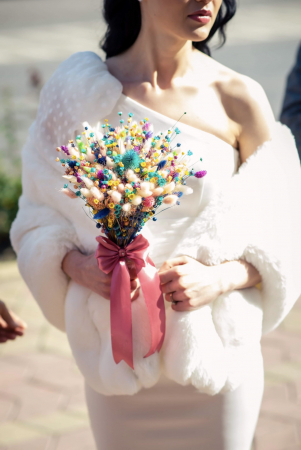 Buchet de Flori Personalizabil Eventissimi - Plante Uscate, Multicolor [1]
