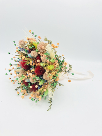 Buchet flori din plante naturale uscate Multicolor [2]