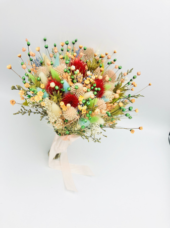 Buchet flori din plante naturale uscate Multicolor [3]