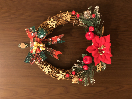 Coronita Craciun Eventissimi, 25 cm, Nuiele [4]