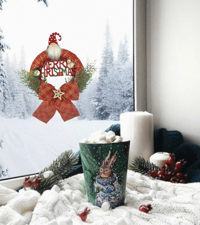 Coronita Craciun, Merry Christmas, Eventissimi, 17 cm [3]