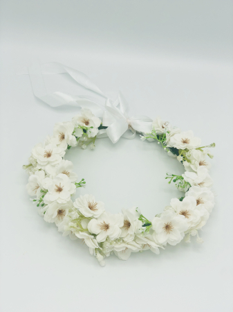 Coronita din flori albe de cires [5]