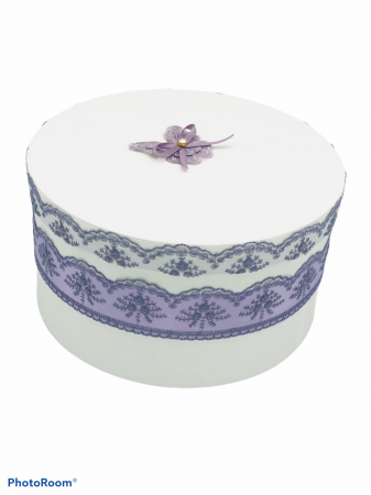 Trusou botez brodat by Eventissimi, Alb si Mov, 7 piese [1]