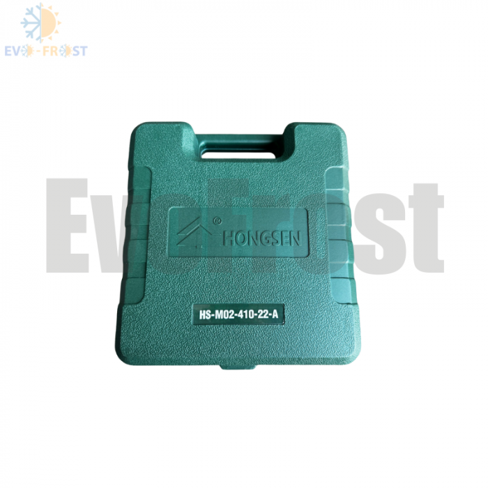 Set manometru si furtune, 3 bucati, vizor HS-M02-410-22-A, R32, R410A, R22 - 01474 [2]