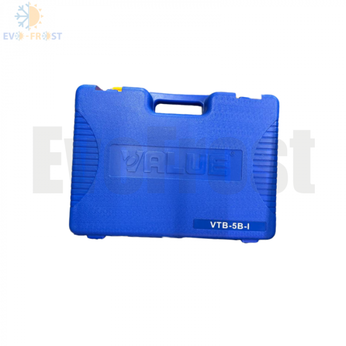 Trusă bercuit Value cu manometre R134a R410a R407c – furtune + tăietor țeavă [2]