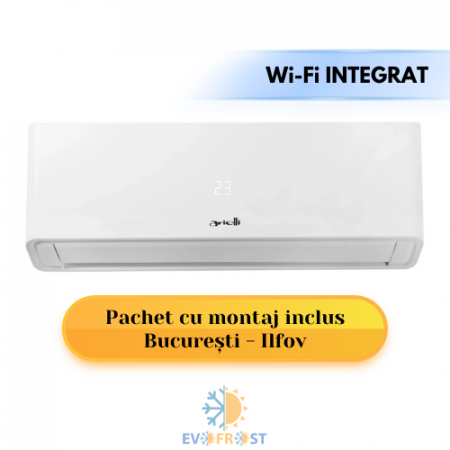Pachete cu montaj inclus - Aparat aer conditionat ARIELLI 12000 BTU - ASW-12CPH, WI-FI integrat, 2025 - Pachet cu montaj inclus - 02603