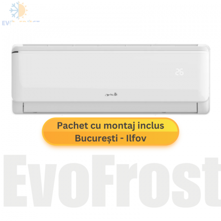 Aer conditionat rezidential - Aparat de aer condiționat Arielli Freedom Inverter ASW-H12B4/FFR3DI-EU (WI-FI) 12000 BTU A++/A+, Turbo Mode, Kit de instalare inclus - Pachet cu montaj inclus
