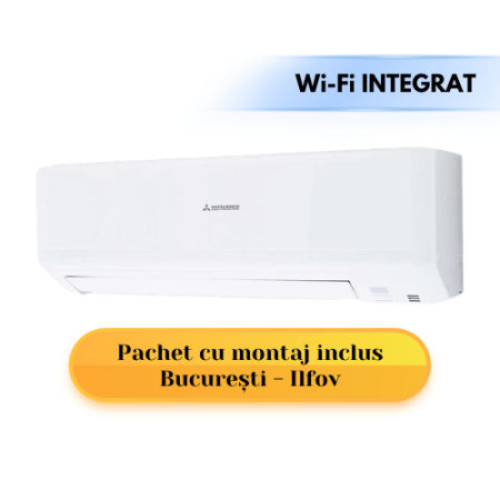 Mitsubishi - Aparat de aer conditionat Mitsubishi Heavy Industries Nyoko SRK35ZSP-W-SRC35ZSP-W Inverter 12000 BTU - montaj inclus în București și Ilfov
