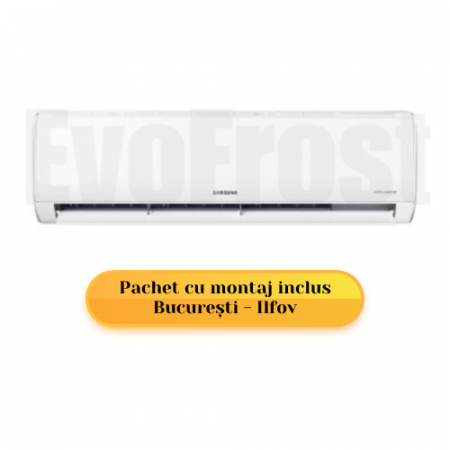 Aer conditionat rezidential - Aparat de aer conditionat SAMSUNG AR12TXHQASINEU, 12000 BTU, A++/A++, Inverter - pachet cu montaj inclus