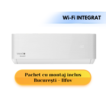 Yamato Avanti - Aparat de aer condiționat Yamato Avanti YW12T3n 12000 BTU - pachet cu montaj inclus in Bucuresti si Ilfov