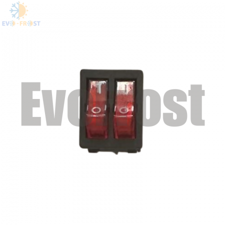 Diverse - Buton intrerupator 30 amp rosu