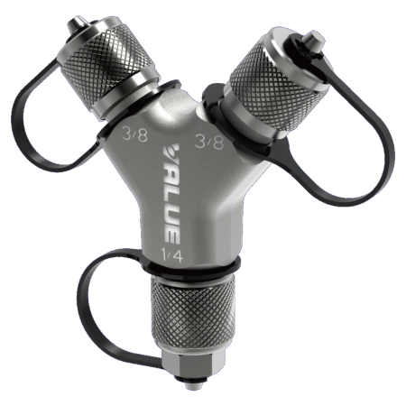 Diverse - Conector Y VRF 1029 rapid pentru  2x3/8 MALE x1x1/4FE - 03443