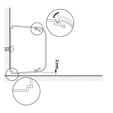 Canal cablu 75X60mm pentru aer conditionat Elmark - 03243 [2]