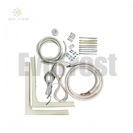 Kit complet montaj - Kit instalare aer condiționat 7m EvoFrost – 9000-12000 BTU/h, complet pentru montaj extins
