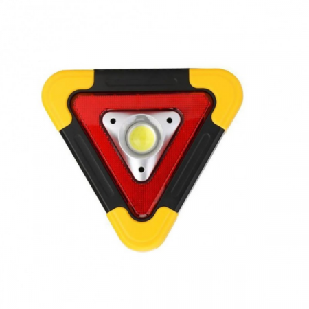 Lampa de avertizare triunghi, acumulatori + solar HB-6609 - 6943556874869 - 02079 [2]
