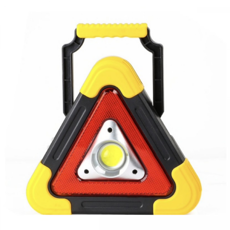 Accesorii si consumabile - Lampa de avertizare triunghi, acumulatori + solar HB-6609 - 6943556874869 - 02079