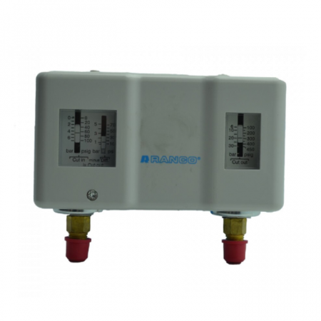 Componente camere frigorifice - Presostat dual Ranco 1/4" suport inclus - 01040