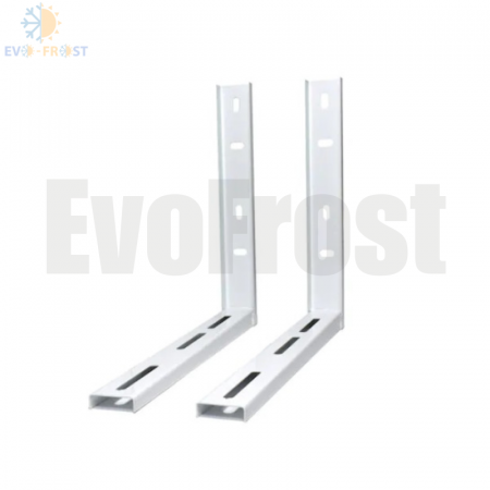 Accesorii aer conditionat - Set 2 Console fixe aer conditionat pentru unitate exterioara, grosime 2 mm, capacitati suportate 18000 - 24000 BTU, Alb, 400 x 500 mm