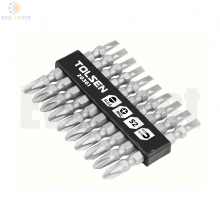 Diverse - Set varfuri surubelnita cu capat dublu 65mm PH2/SL5.5 10 buc 20361 Tolsen