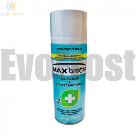 Solutii igienizare - Spray dezinfectat aer conditionat Max Breeze 400 ml - 02617