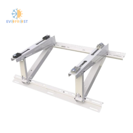 Accesorii montaj AC - Suport acoperiș aer condiționat L:800 x l:448, înclinație 0-40° – stabil și rezistent | EvoFrost