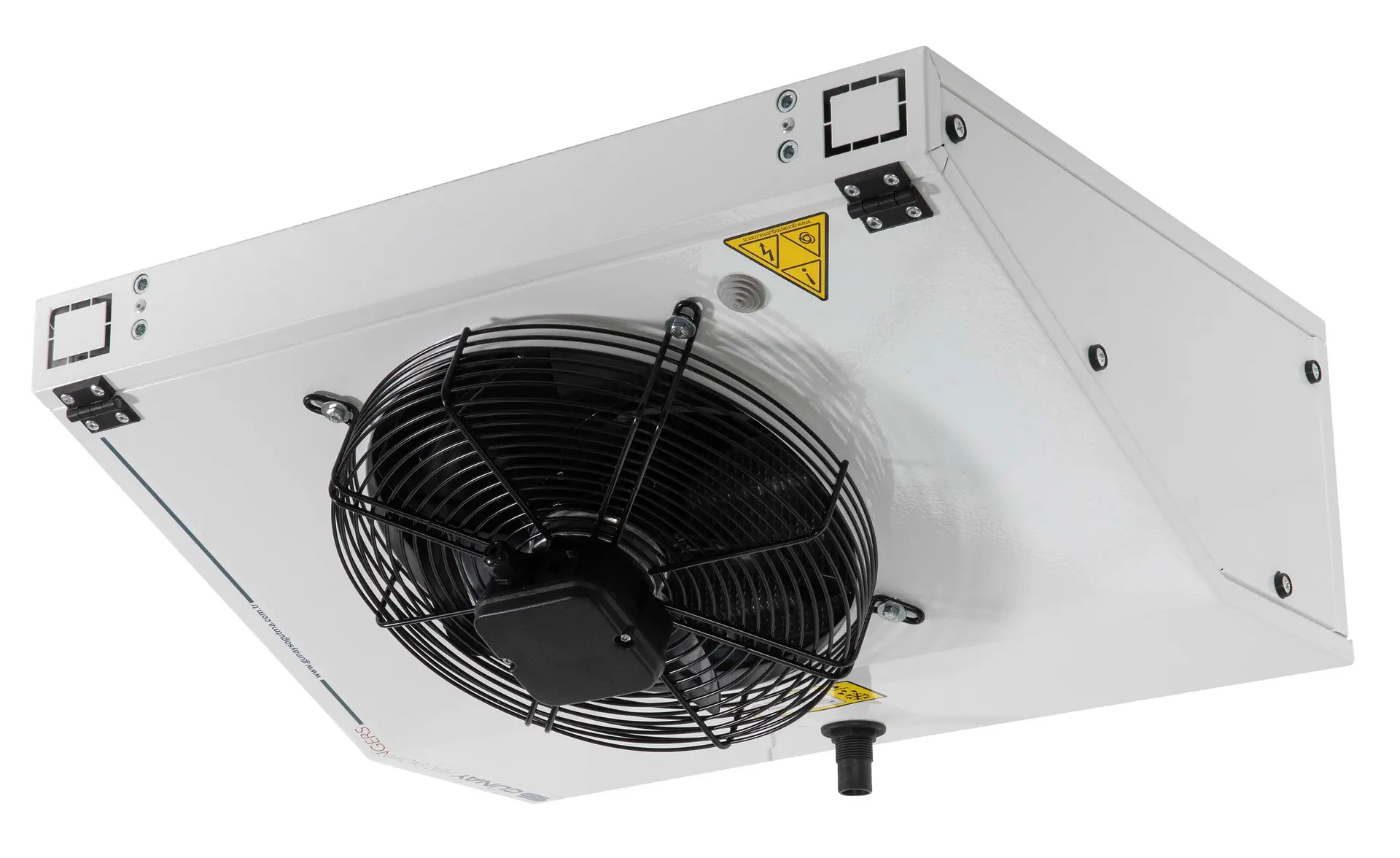 Unghiular - Vaporizator GYE 135-6C – 3.444W, 1 ventilator Ø300 mm, degivrare electrică | EvoFrost