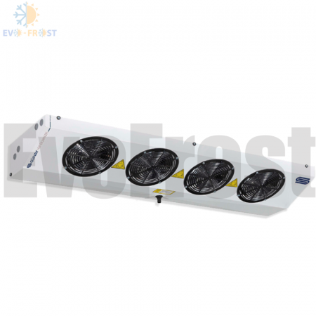 Tavan - Vaporizator GKE 425 – 6.436W, 4 ventilatoare Ø250 mm, degivrare electrică | EvoFrost